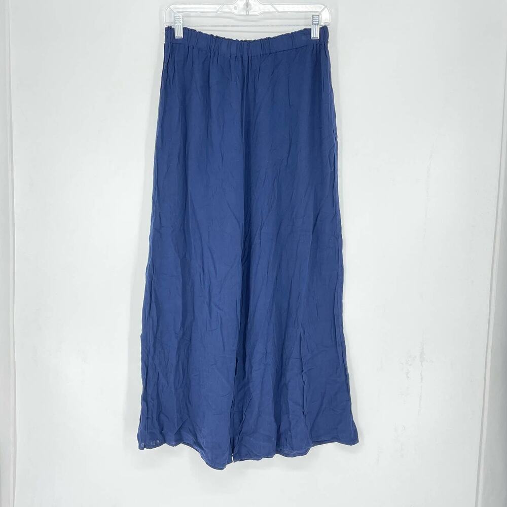 Rue21 High Rise Wide Leg Navy Pants Size Large